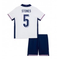 England John Stones #5 Fußballbekleidung Heimtrikot Kinder EM 2024 Kurzarm (+ kurze hosen)